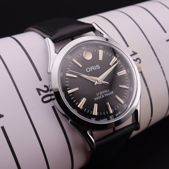 Oris Vintage Swiss 17 Jewels Hand-Wound Mechanical Men's Watch - FREE SHIPPING - Picture 10 of 12
